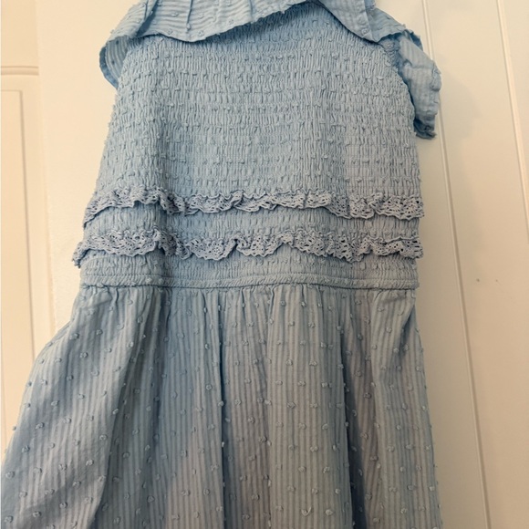 Blue Ruffled dress - Picture 2 of 3